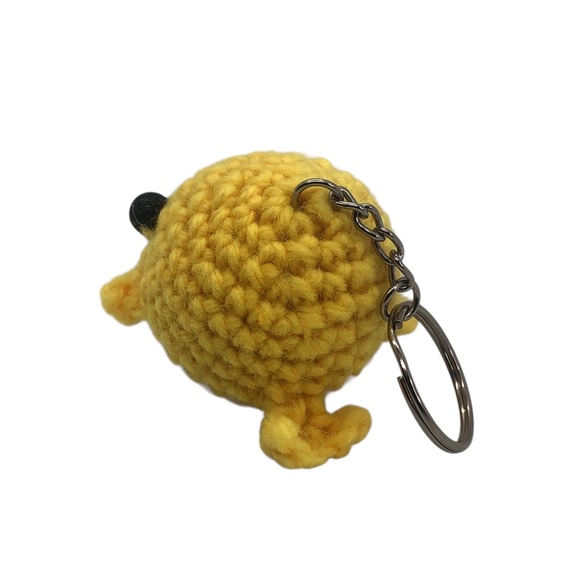 Pocket-Sized Crochet Whale Keychain – Tiny, Chunky, and Full of Charm! 🐳💛 - Picture 3 of 10